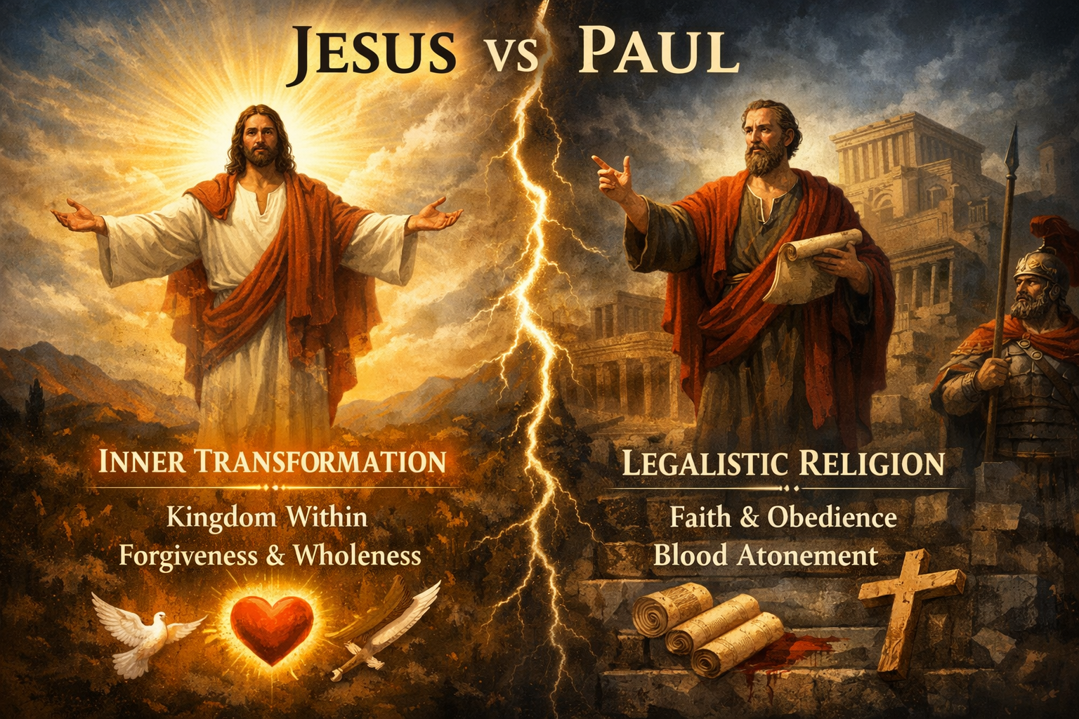 The Contradictions Between Jesus’s Teachings and Pauline Theology