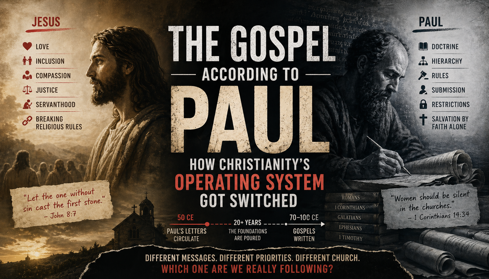Header image for The Gospel According to Paul: How Christianity's Operating System Got Switched