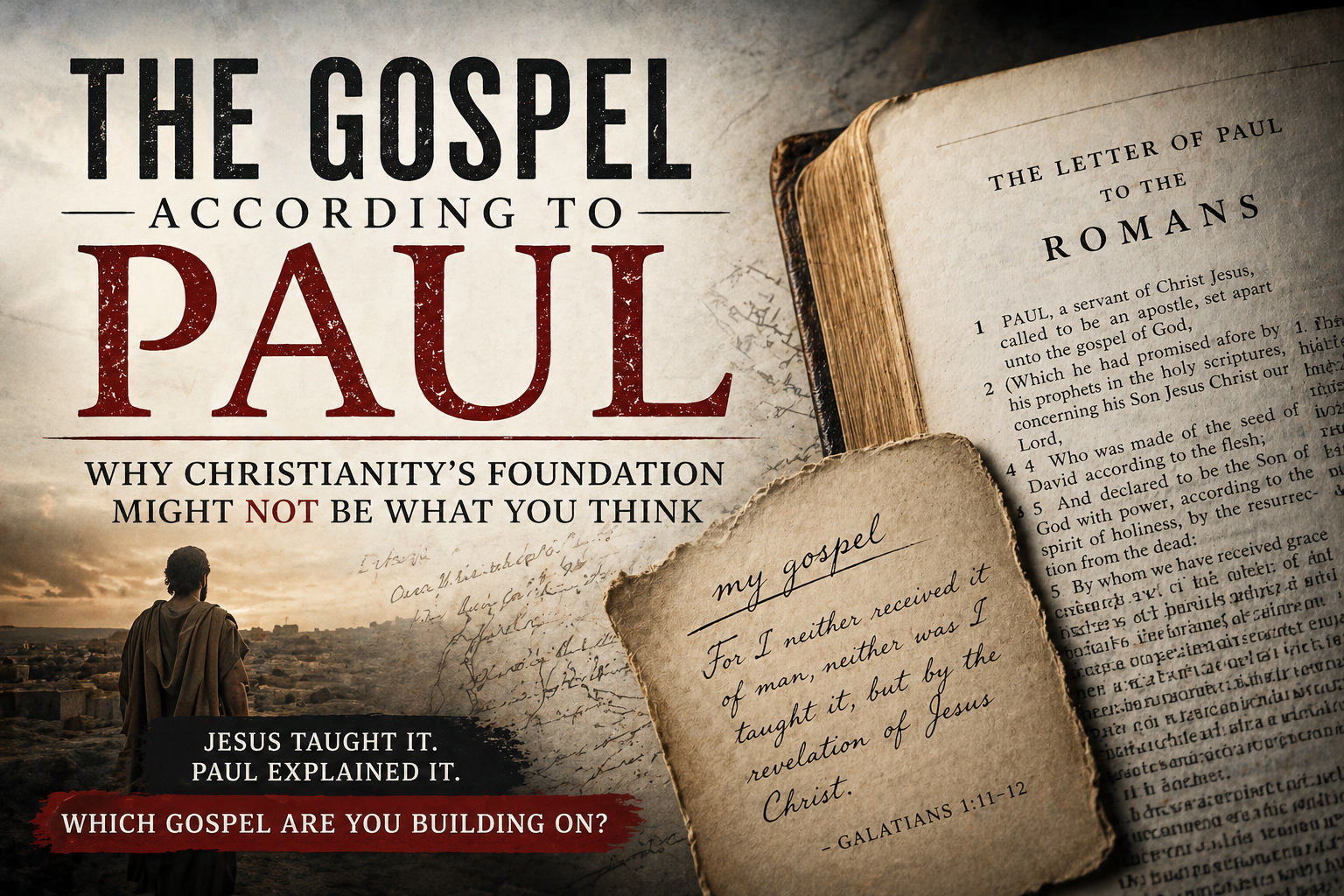 Header image for The Gospel According to Paul: Why Christianity's Foundation Might Not Be What You Think