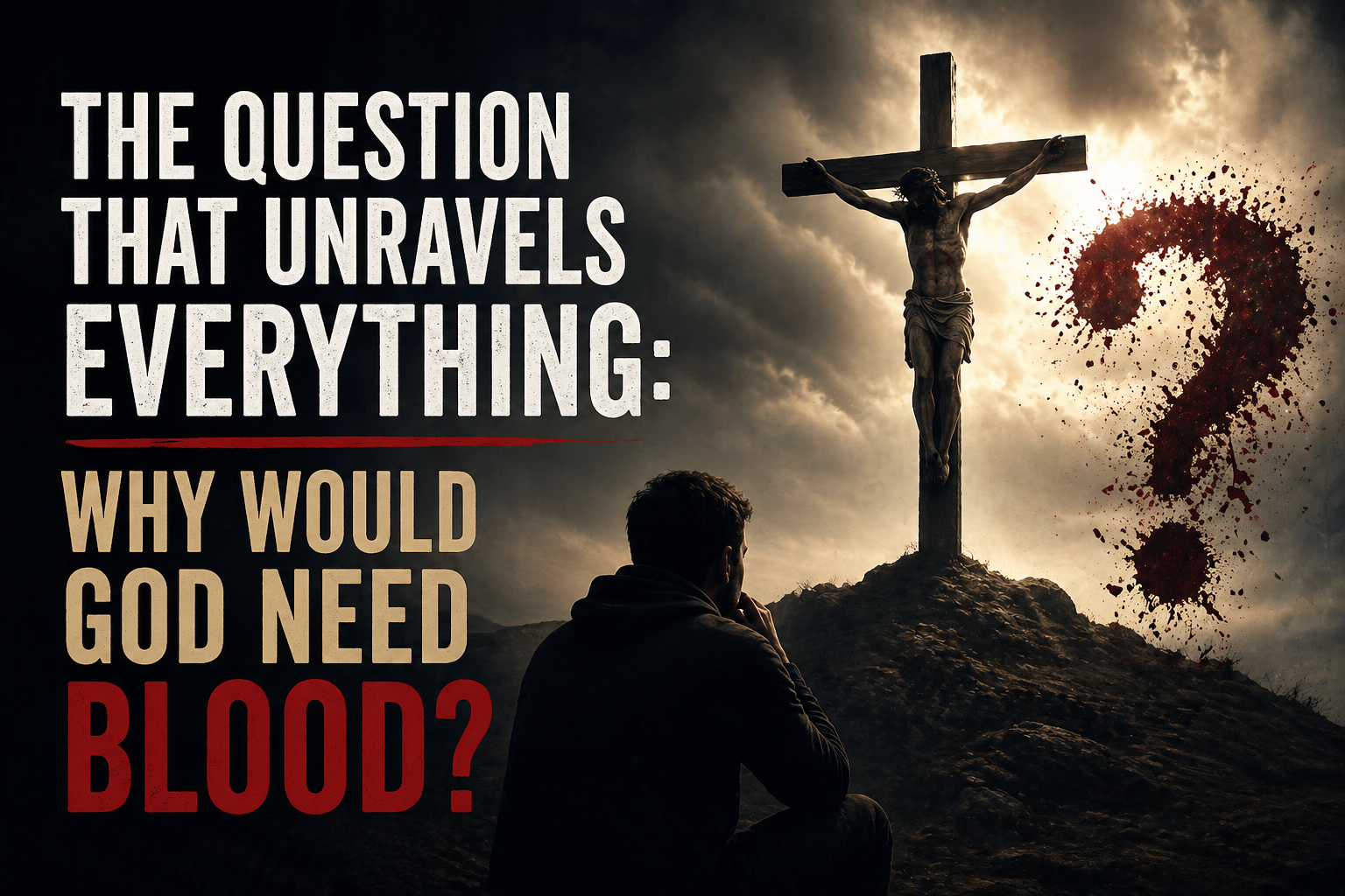 Header image for The Question That Unravels Everything: Why Would God Need Blood?