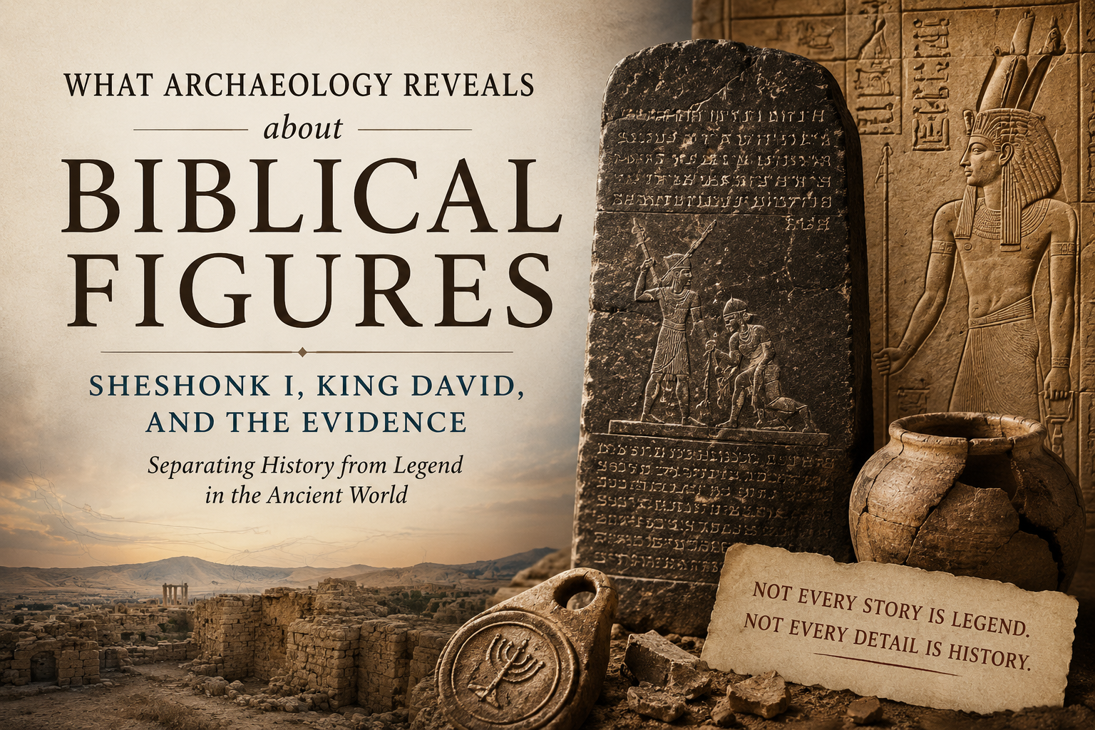 Header image for When Archaeology Meets the Bible: The Search for Historical Figures