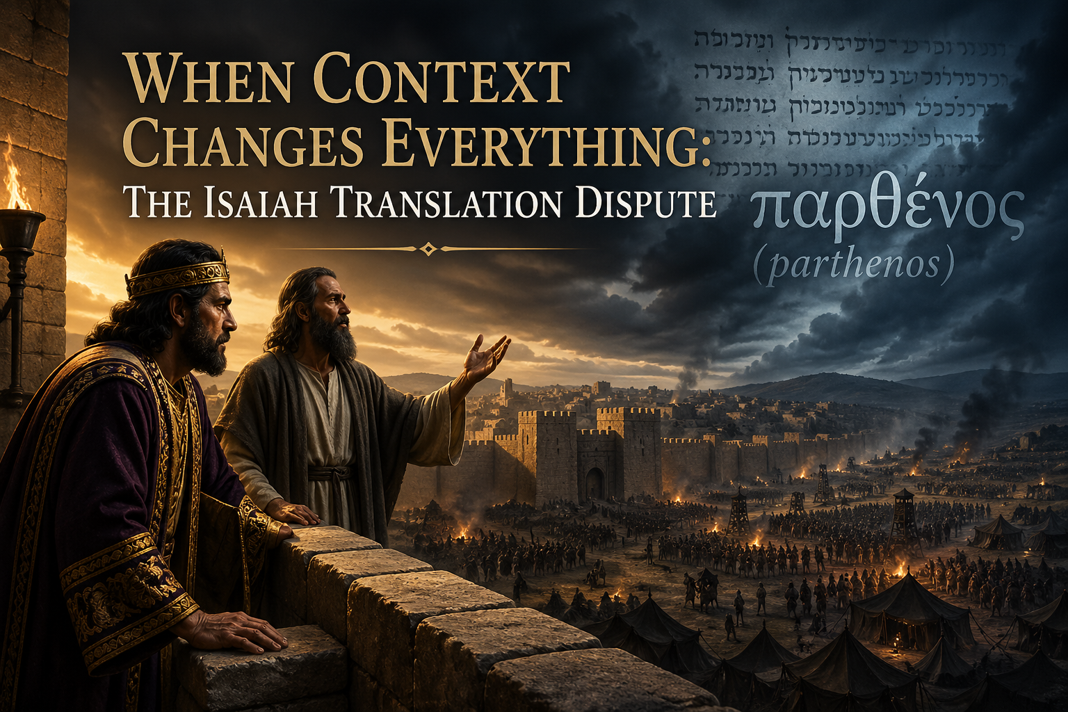 Header image for When Context Changes Everything: The Isaiah Translation Dispute