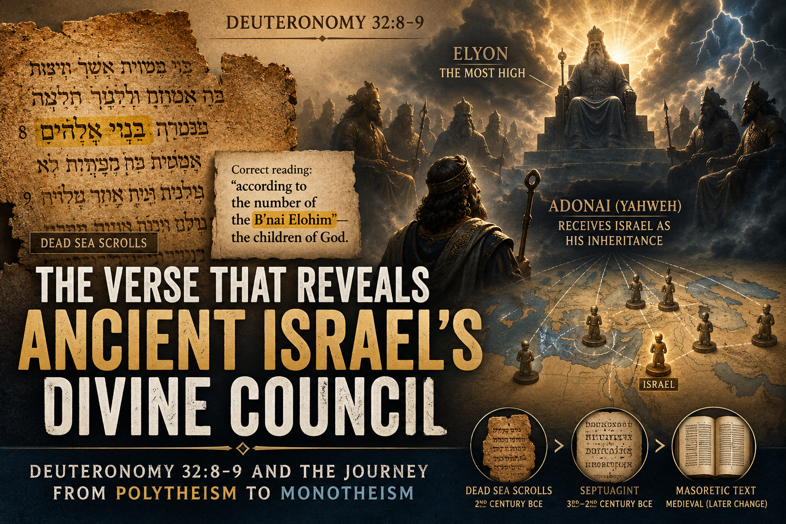 Header image for When Yahweh Had a Boss: What Deuteronomy Really Says About Ancient Israel's God
